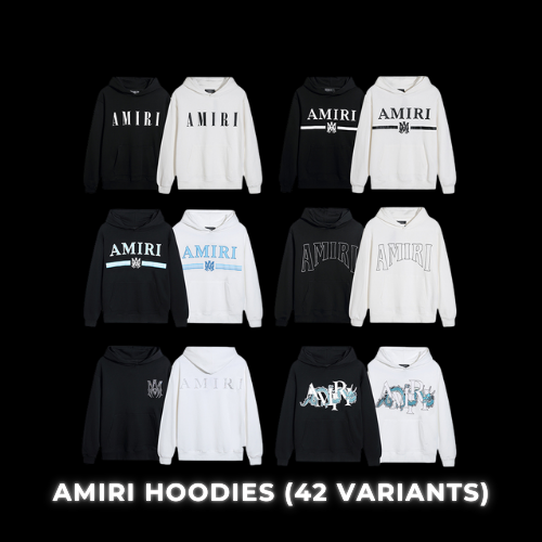 Amiri Hoodies (42 Variants)